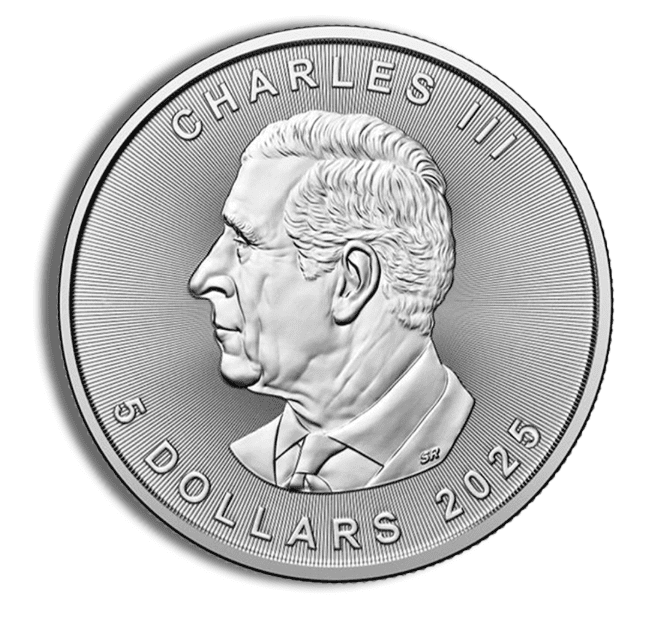 2025 Canadian Silver Maple Leaf 1 oz King Charles